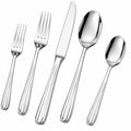 Essbesteckset 5-teilig Edelstahl Silber poliert für den Esstisch